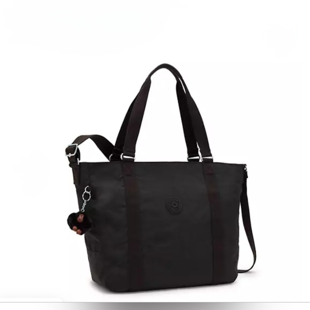 KIPLING BAG TOTE BAG BLACK LARGE NEW ADARA - Picture 7 of 14